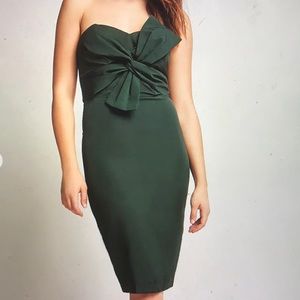 Forever 21 Strapless Tie Front Dress